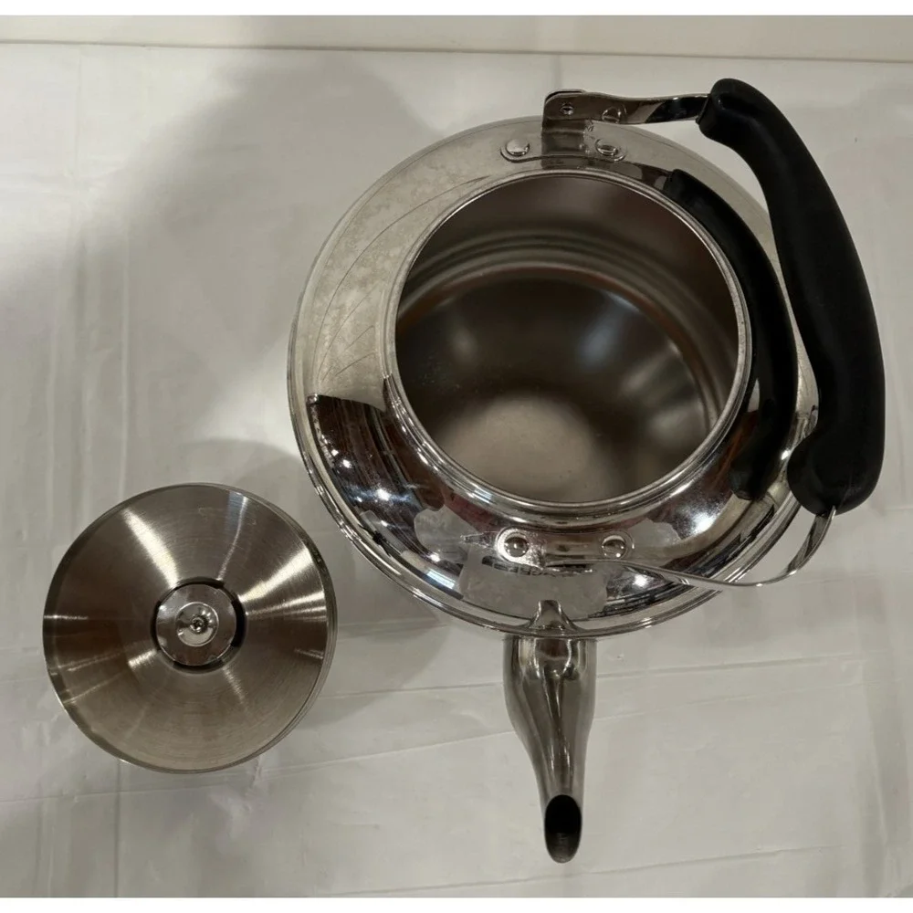 MARTHA STEWART For Macy's 4.2 QT. Heavy Gauge Stainless Steel Tea Kettle